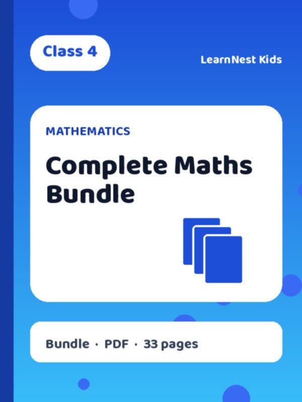 Class 4 Complete Maths Bundle