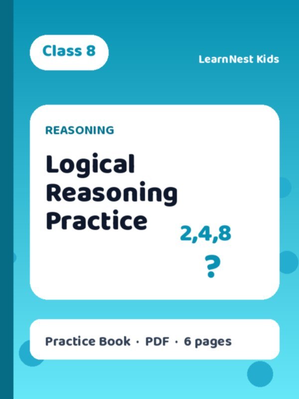 Class 8 Logical Reasoning Practice Book